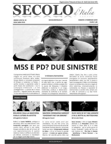 Il Secolo d'Italia : quotidiano per gli italiani